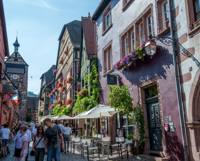 Ciel Strasbourg paysage Riquewihr